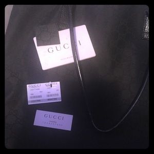 Authentic 💯Black Gucci tote